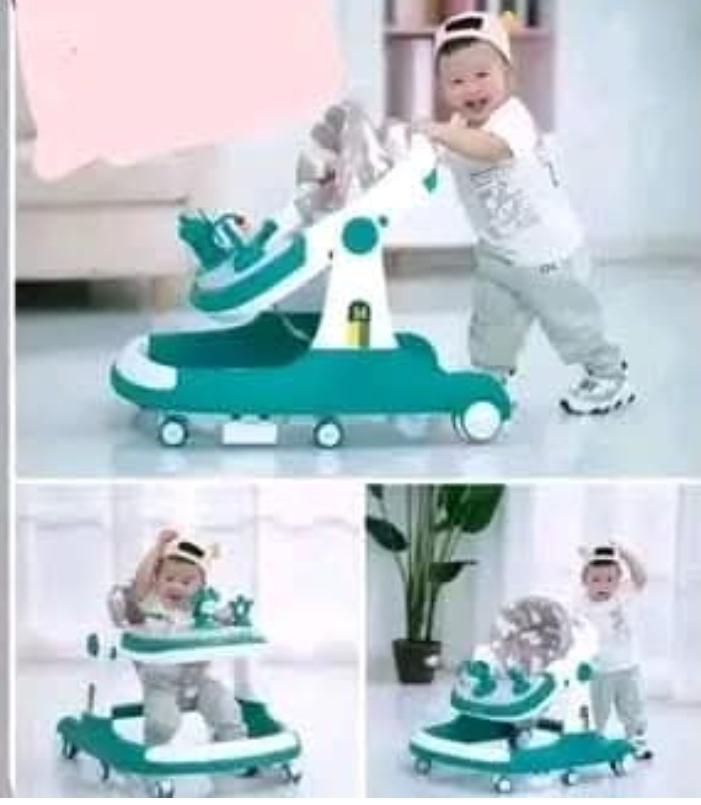 Roulette deux en un marche bébé 