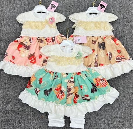 Miniature Robe et ensemble pour bébé fille