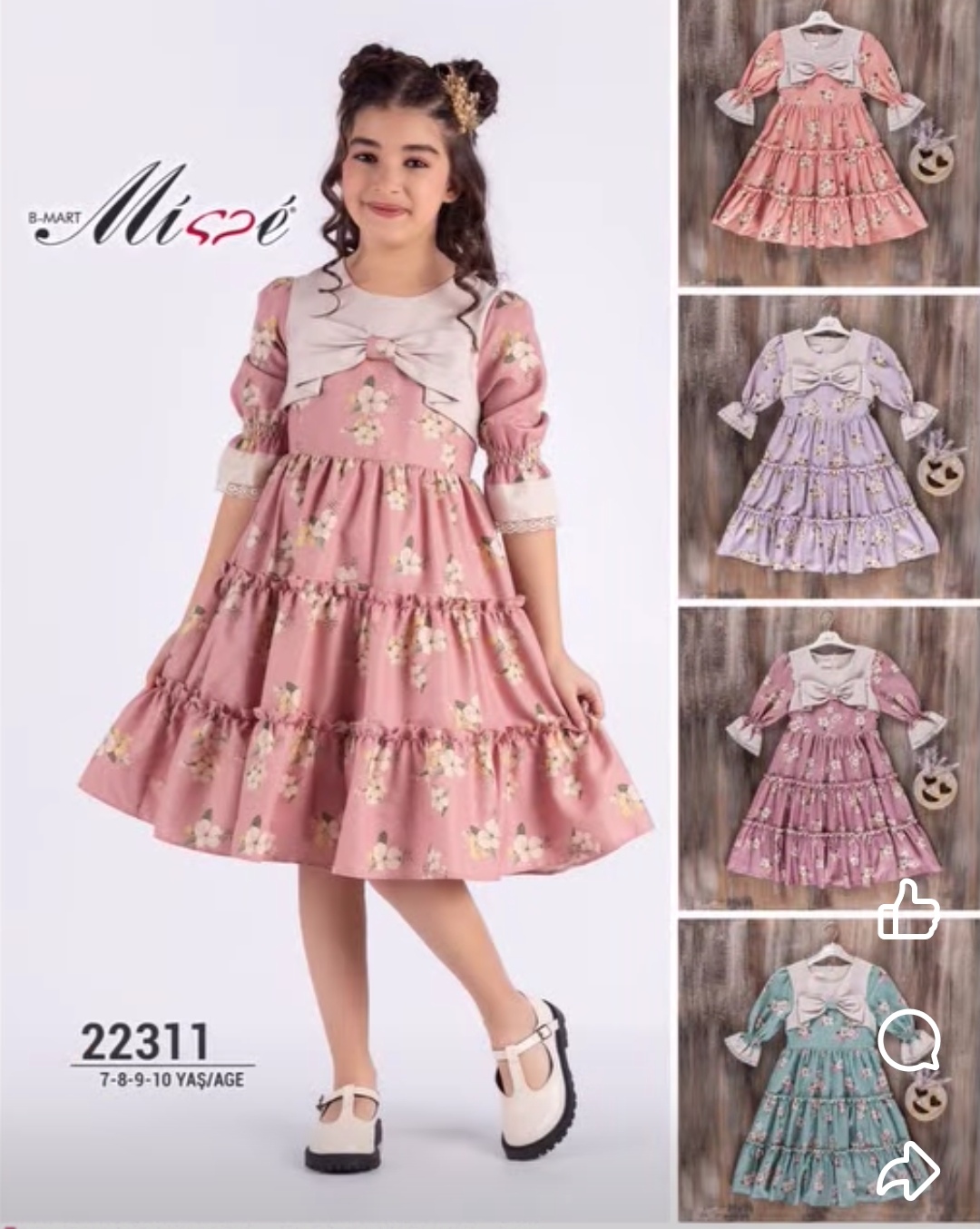 Miniature Robe fleurie 