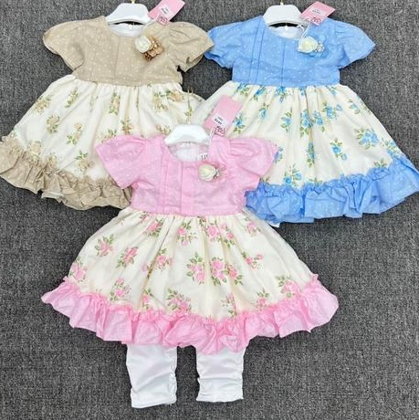 Miniature Robe et ensemble pour bébé fille